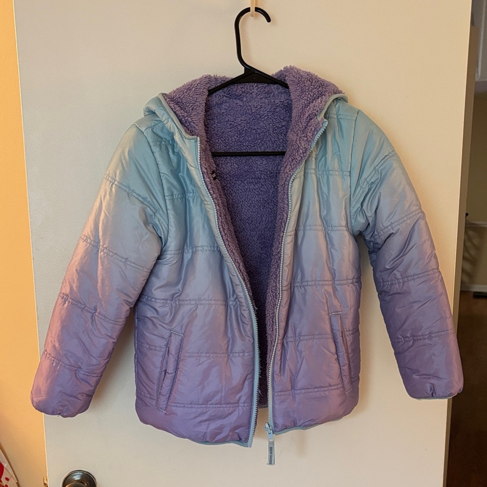 Eddie Bauer Kids Blue and Purple Jacket